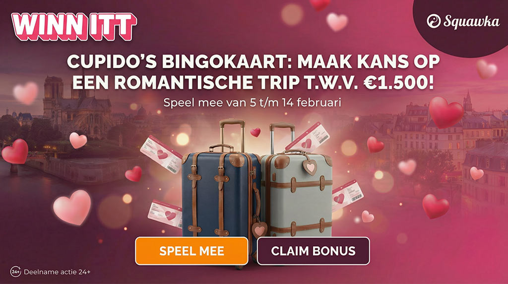 winnitt cupidos bingokaart valentijnactie