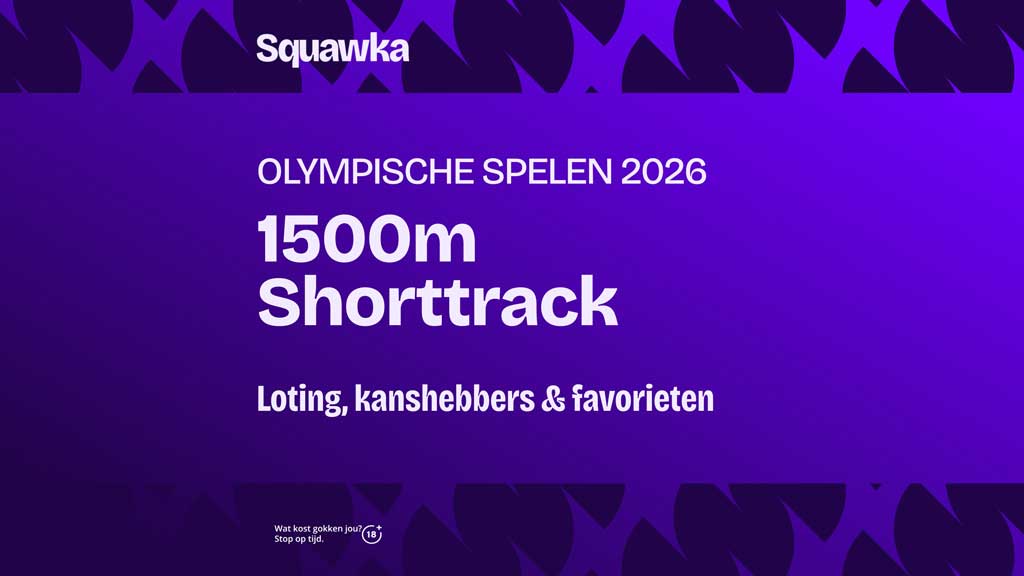 1500 meter shorttrack loting favorieten kanshebbers
