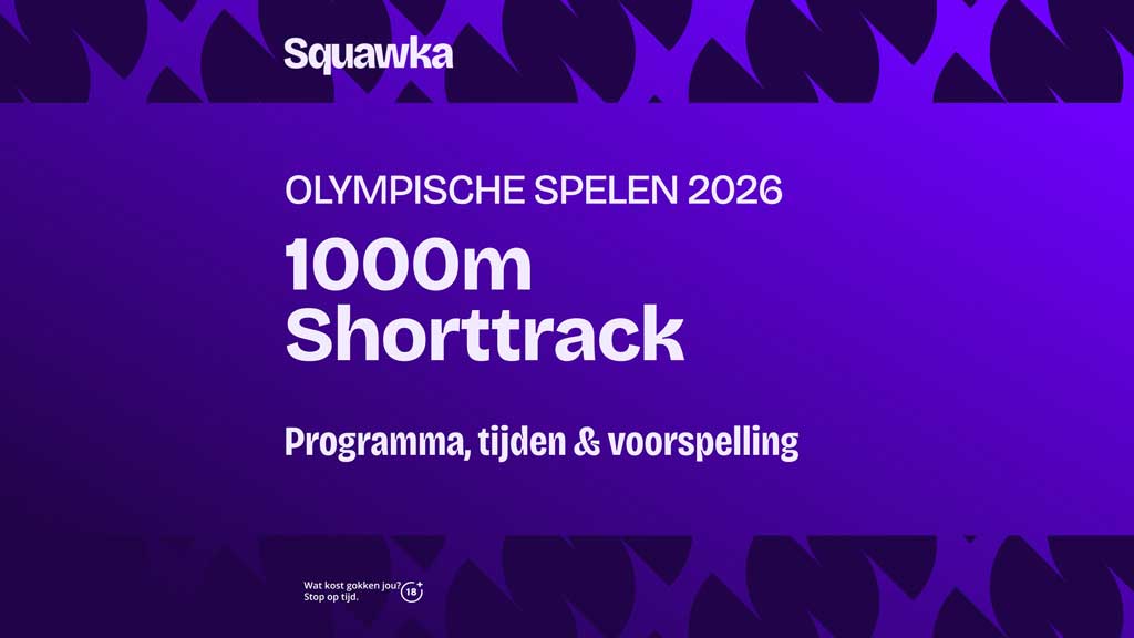 1000 meter shorttrack vrouwen loting favorieten tijden