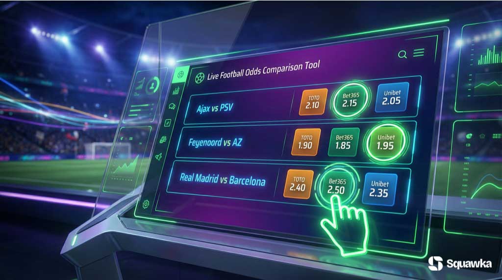 odds vergelijken bij bookmakers nederland