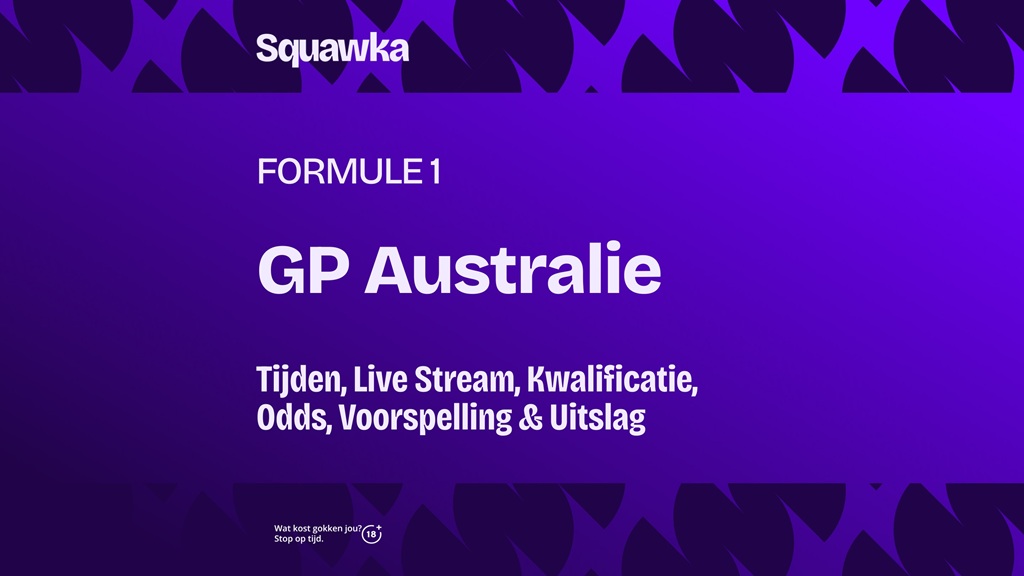live stream kijken en tijden f1 australie