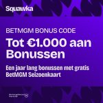 BetMGM Bonus Code Nederland juli 2026 SQ1000 – €1.000 aan bonussen (een jaar lang)