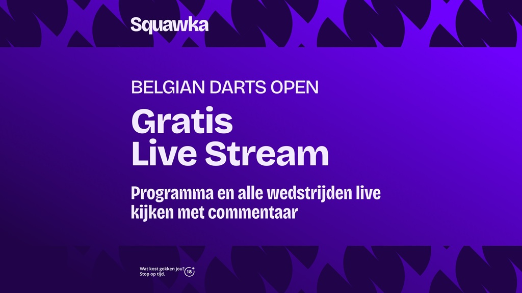 belgian darts open gratis live stream kijken