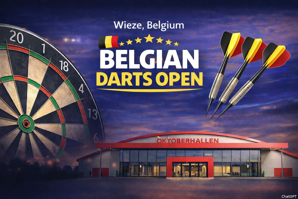belgian darts open 2026 programma loting deelnemers