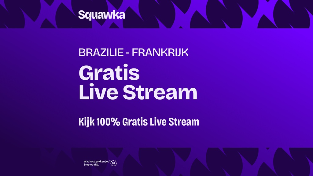 Waar je Braziliaans voetbalelftal - Frans voetbalelftal kunt kijken