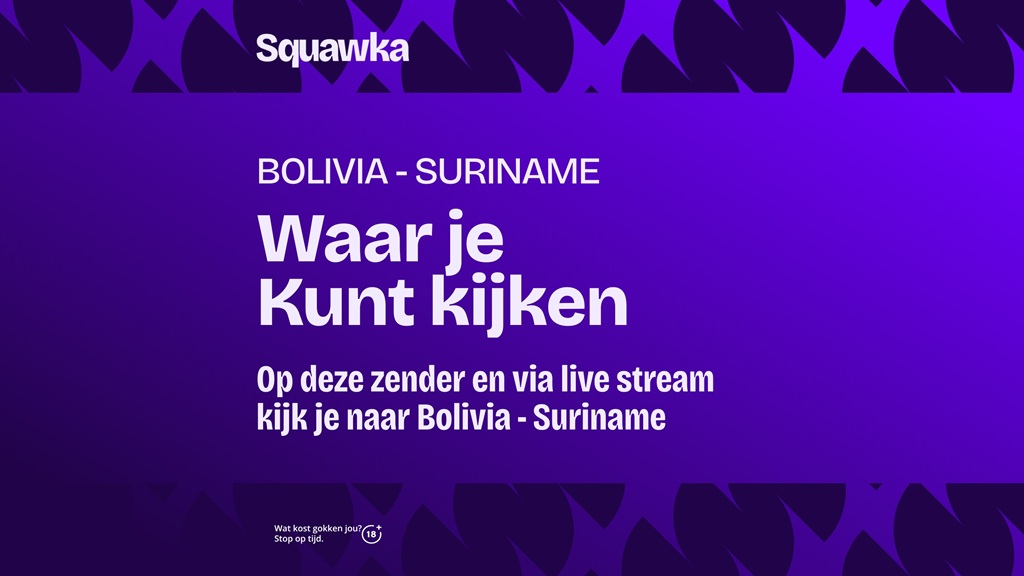 waar je boliviaans voetbalelftal surinaams voetbalelftal kunt kijken