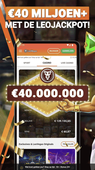 leovegas jackpot in casino app