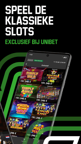 unibet klassieke slots op mobiel