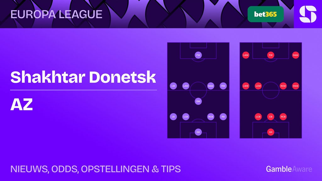 Shakhtar-Donetsk-AZ-opstellingen-statistieken