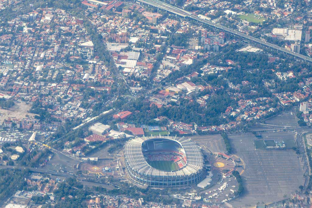 azteken stadion in mexico stad