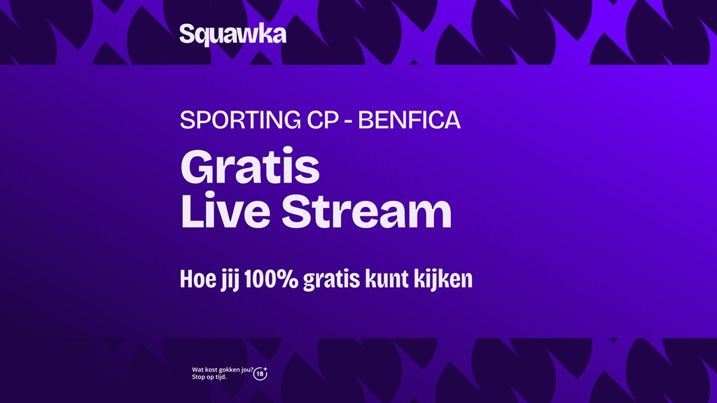 sporting lissabon cp benfica waar gratis live stream kijken