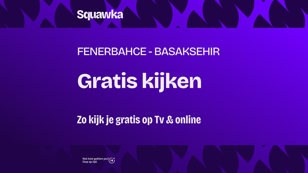 fenerbahce basaksehir gratis live stream kijken opstellingen en statistieken