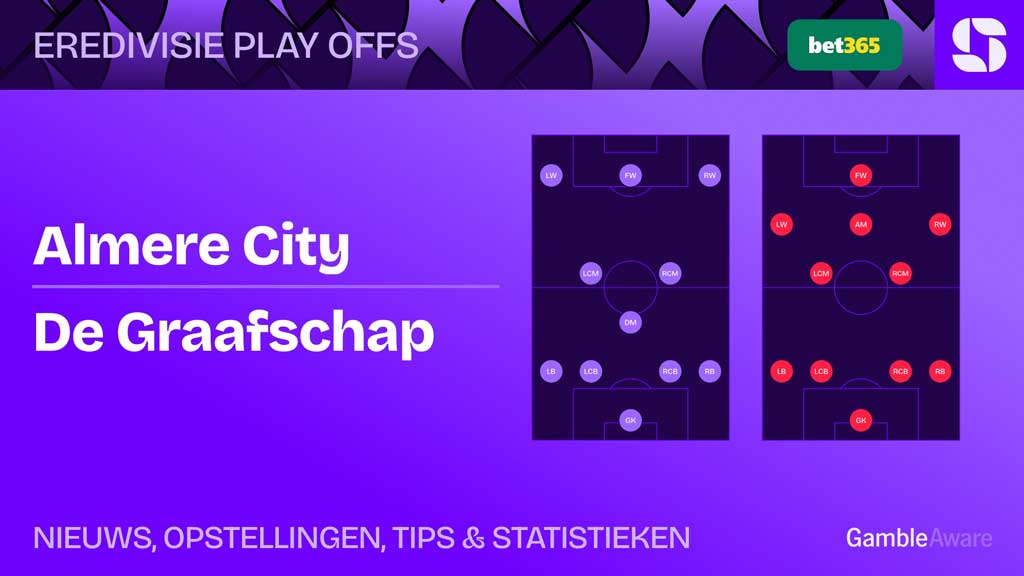 Almere-City-De-Graafschap-Opstellingen-Statistieken