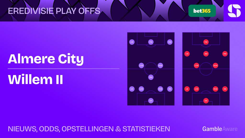Almere-City-Willem-II-Opstellingen-Statistieken