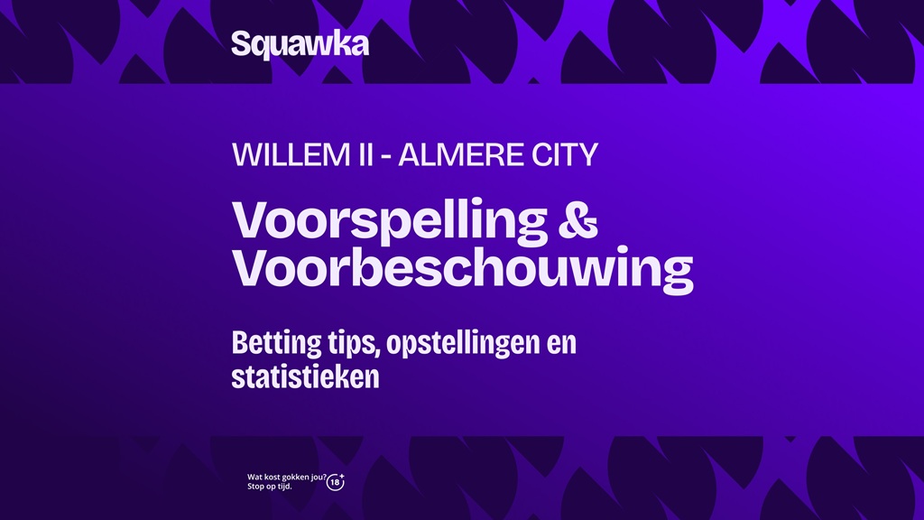 willem II almere city opstellingen statistieken voorbeschouwing 16-5-26