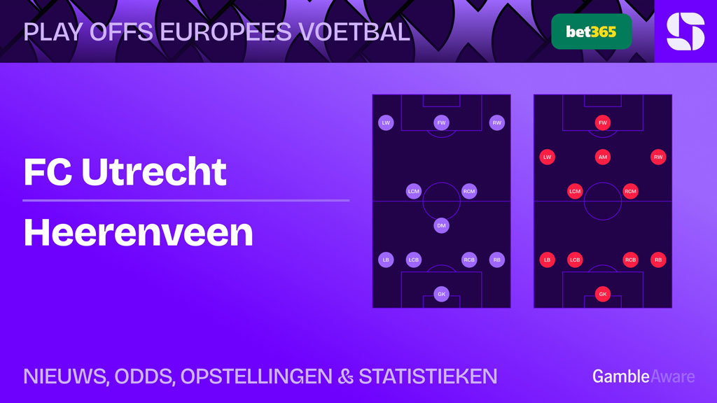 FC-Utrecht-Heerenveen-opstellingen-statistieken-play-offs