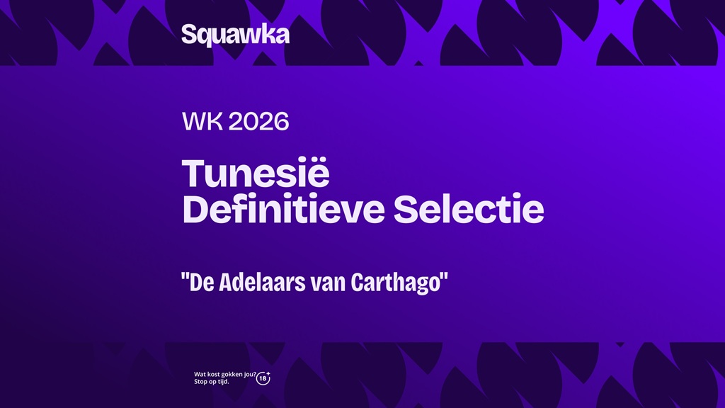 selectie, team en spelers tunesie wk 2026