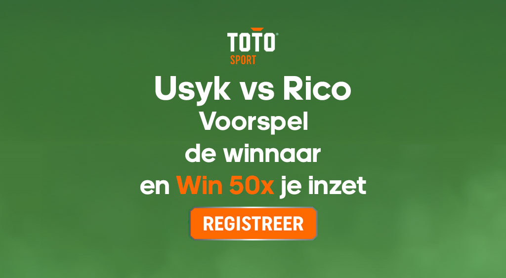 toto usyk vs rico 50x inzet winnen