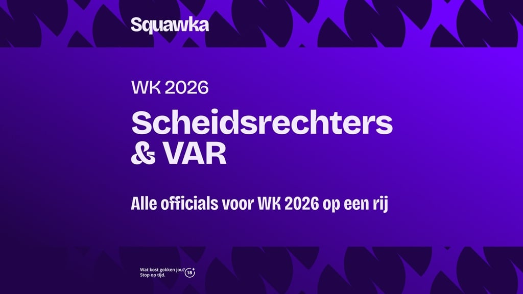 alle scheidsrechters, grensrechters en VAR voor wk 2026