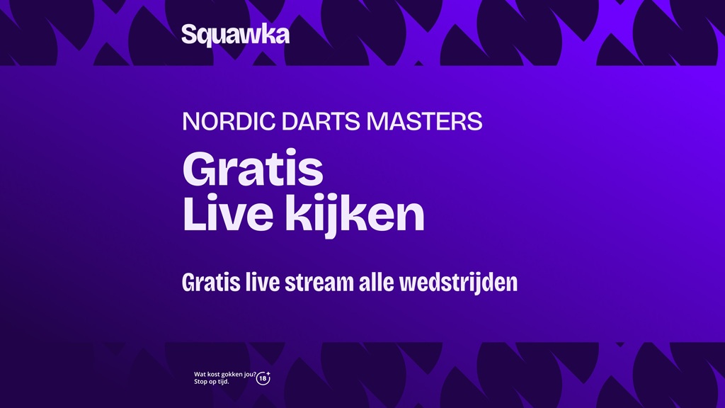 nordic darts masters kijken