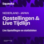 nederland japan opstellingen