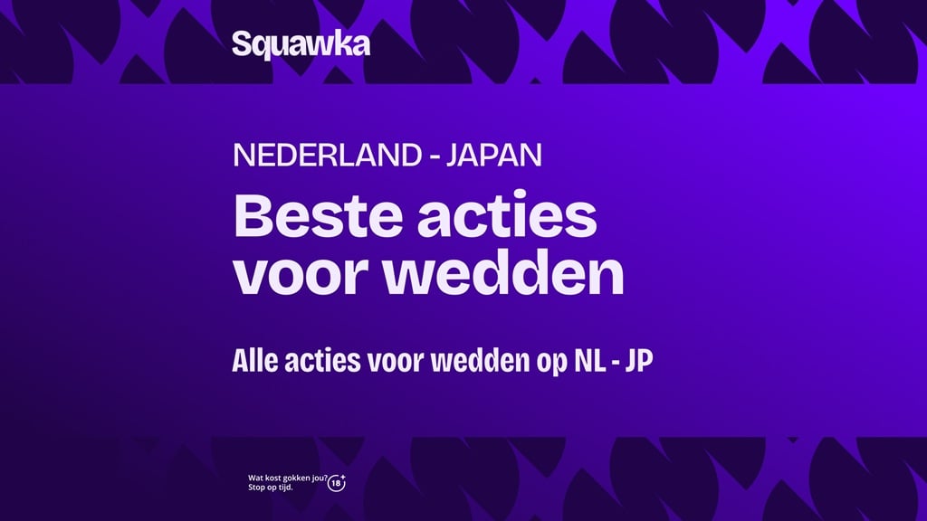 wedden op nederland japan