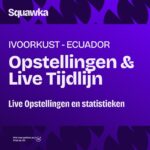 ivoorkust ecuador opstellingen