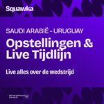 saoedi arabisch voetbalelftal uruguayaans voetbalelftal opstellingen
