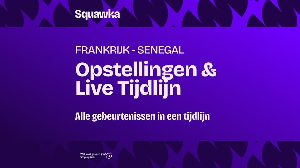 live tijd lijn frankrijk senegal opstellingen