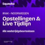 irakees voetbalelftal noors voetbalelftal opstellingen