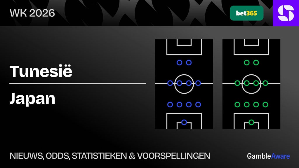 Tunesie-Japan-voorspelling-statistieken