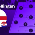 engels voetbalelftal kroatisch voetbalelftal opstellingen