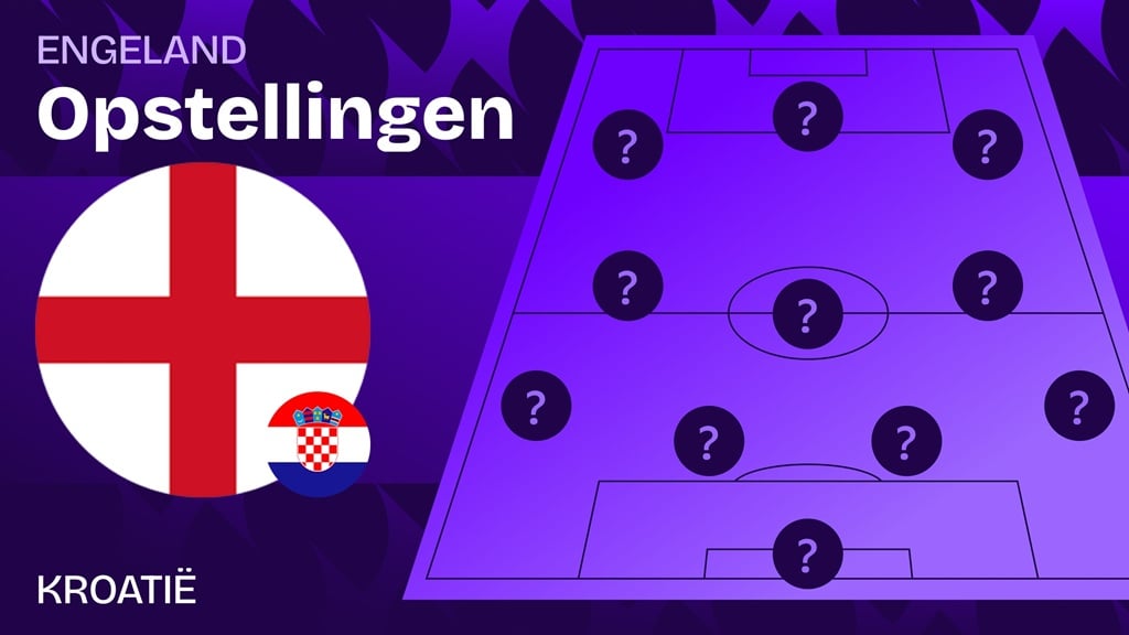engels voetbalelftal kroatisch voetbalelftal opstellingen