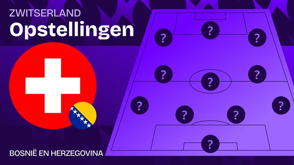 zwitsers voetbalelftal bosnië en herzegovina voetbalelftal opstellingen