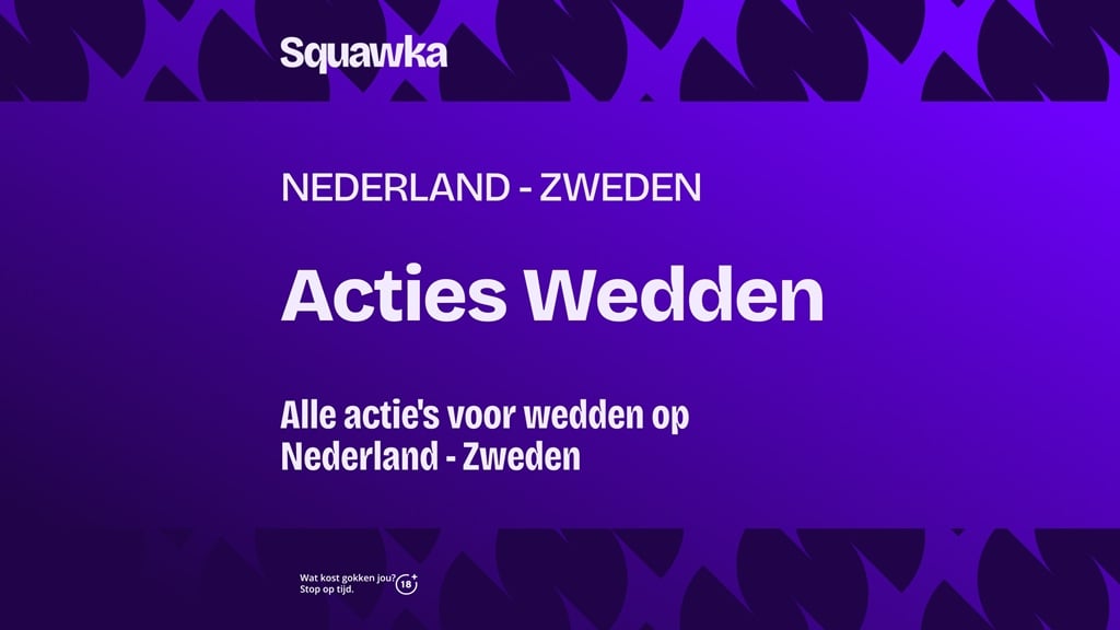 wedden nederland zweden