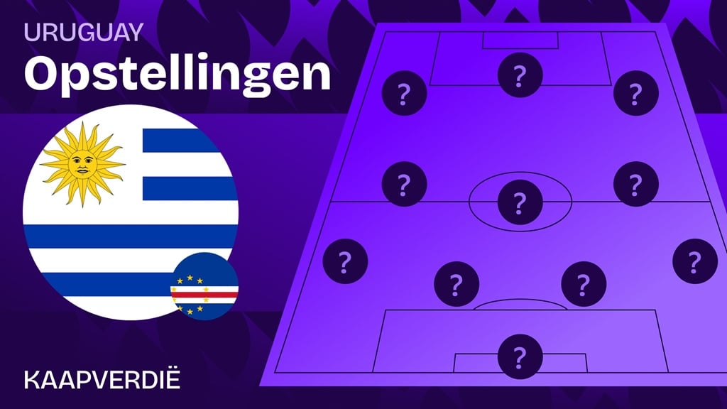 uruguay kaapverdie opstellingen