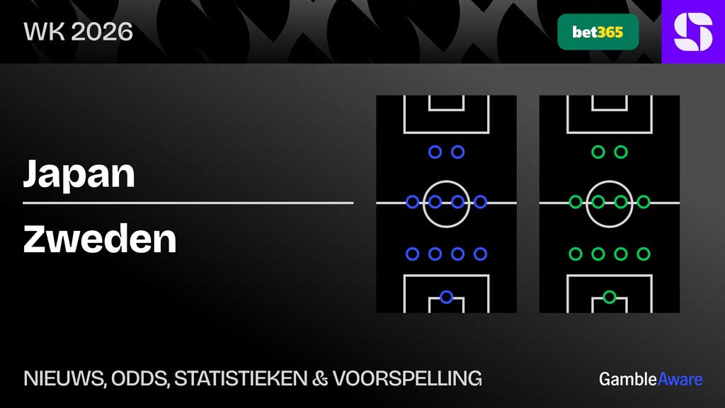 Japan-Zweden-voorspelling-statistieken