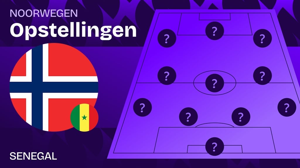 noorwegen senegal opstellingen