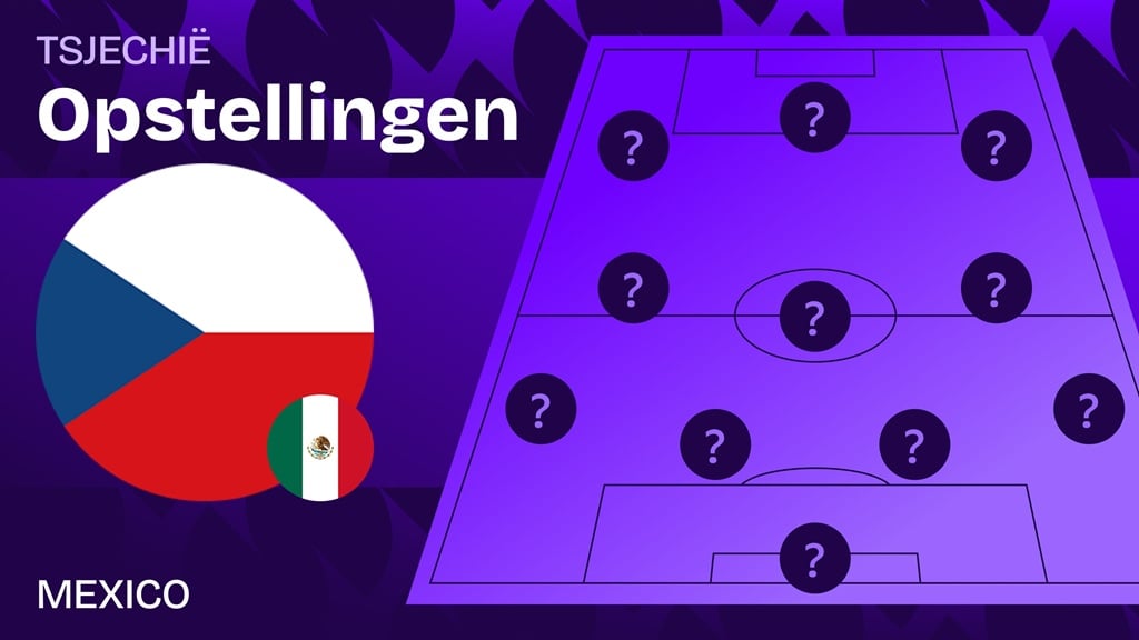 tsjechie mexico opstellingen tijdlijn