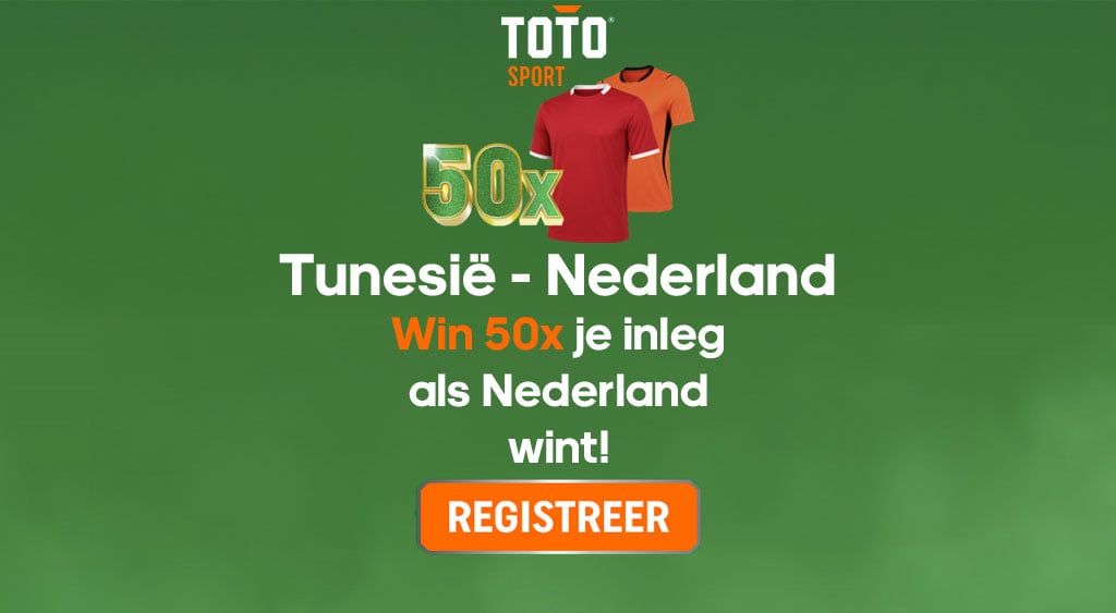 toto tunesie nederland actie bonus