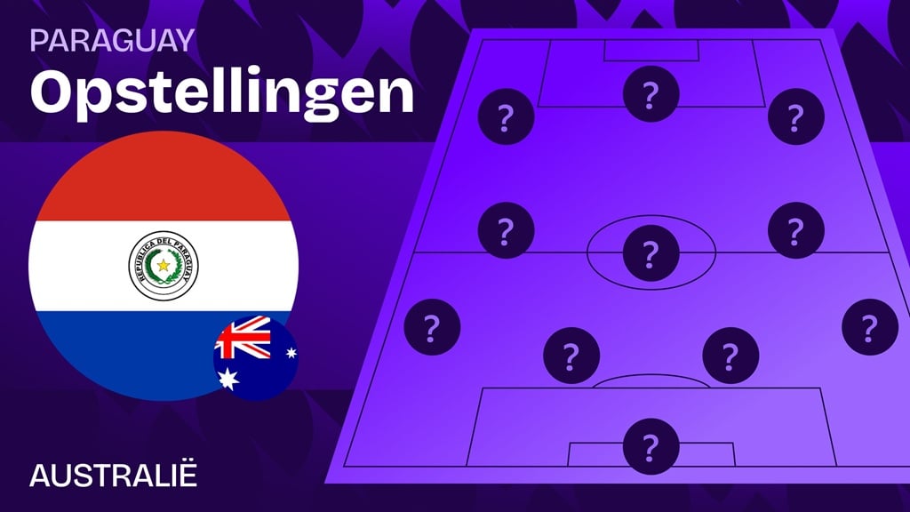 paraguay australie opstellingen