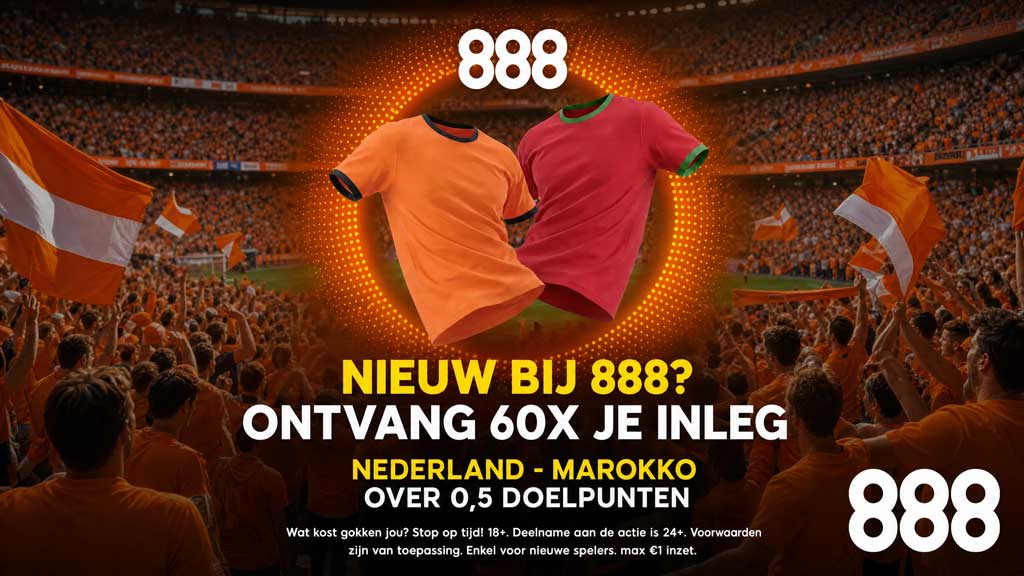 888 nederland marokko actie wedden