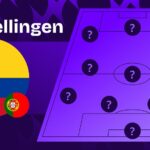 colombia portugal opstellingen en tijdlijn