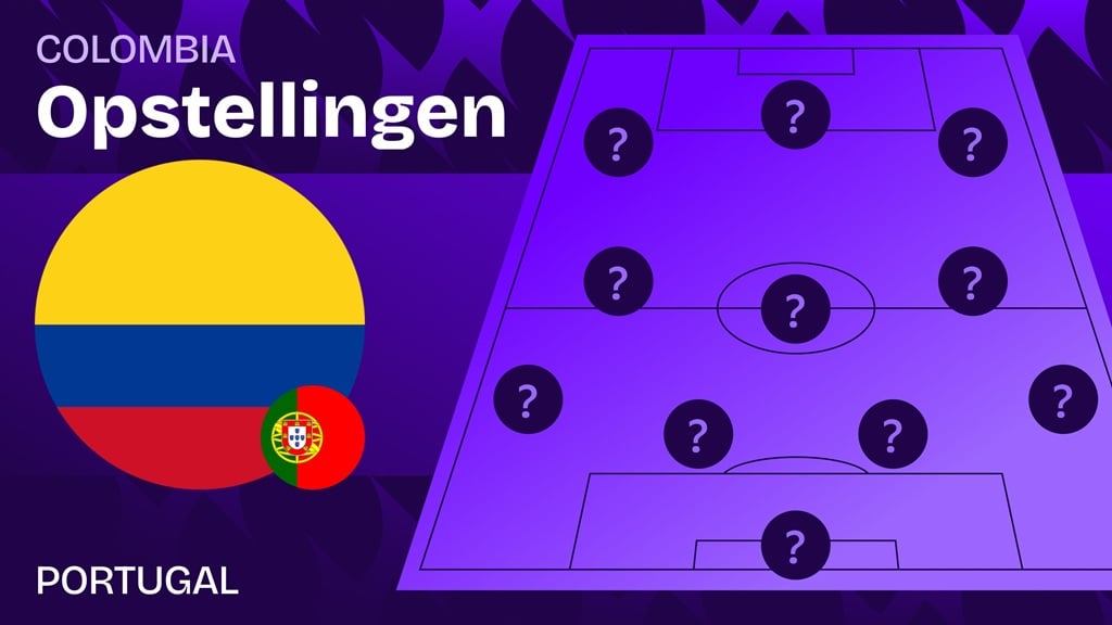 colombia portugal opstellingen en tijdlijn