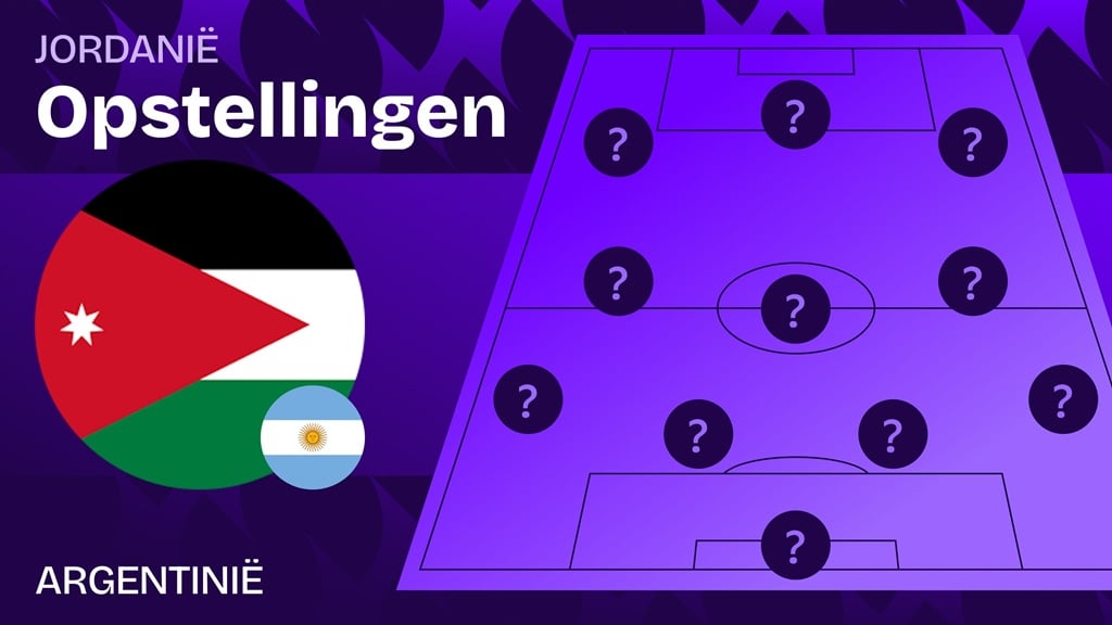 jordanie argentinie opstellingen live tijdlijn