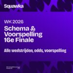 speelschema 16e finale en voorspelling