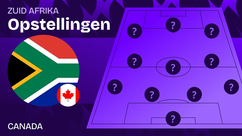 zuid afrika canada opstellingen