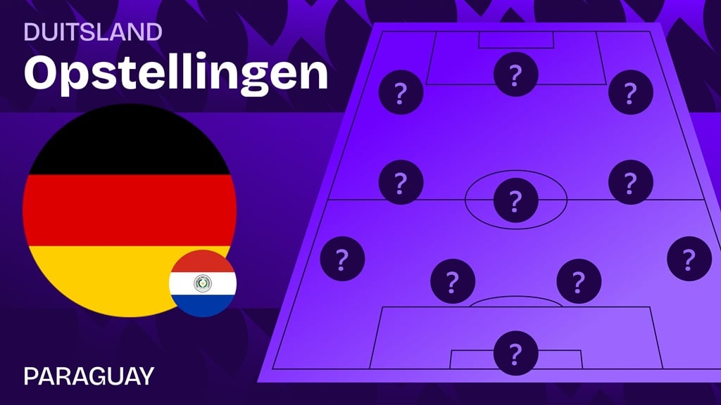 duitsland paraguay opstellingen live tijdlijn