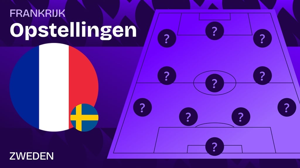 Frankrijk - Zweden opstellingen & live tijdlijn - 16e finale WK voetbal