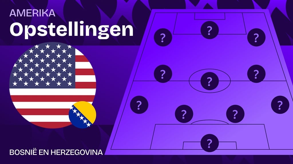 Amerika - Bosnië-Herzegovina opstellingen & live tijdlijn - 16e finale WK voetbal